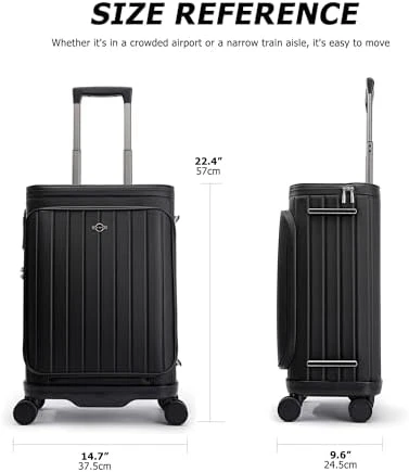 Luxury Hardshell Carry-On Luggage — Smart Luggage, feilario