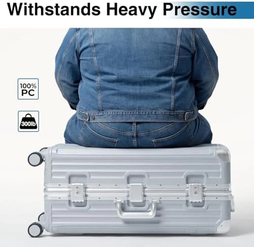 No Zipper Carry On Luggage with Wheels — Smart Luggage, Krute