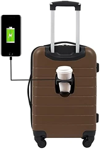 Smart Luggage Set with Cup Holder, USB Port and Phone Holder — Smart Luggage, Wrangler