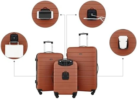 Smart Spinner Hardside Luggage Set — Smart Luggage, Wrangler