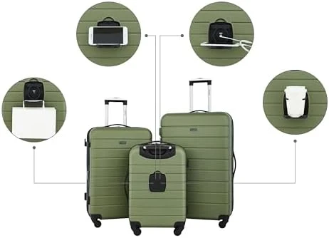 Smart Spinner Hardside Luggage Set — Smart Luggage, Wrangler