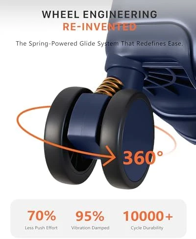 Carry On Luggage with Cup Holder, USB Charge, and Spinner Wheels — Smart Luggage, ISLAND ELEPHANT