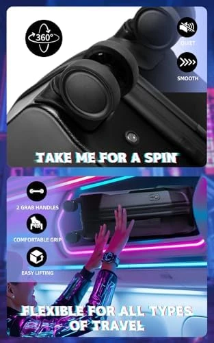 Hardside LED Luggage — Smart Luggage, Gelrova