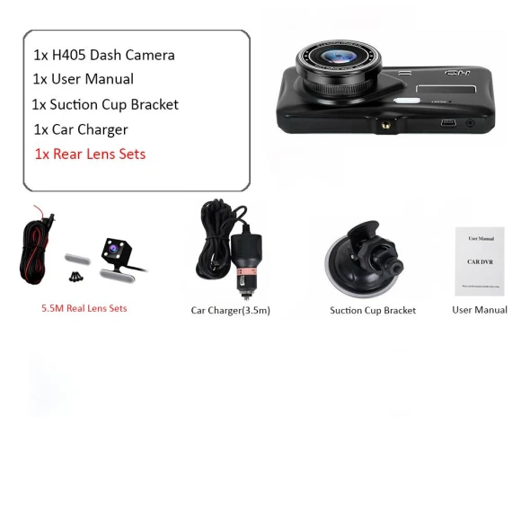 4-Inch Driving Dash Cam — Dash Cam, GLOBUS