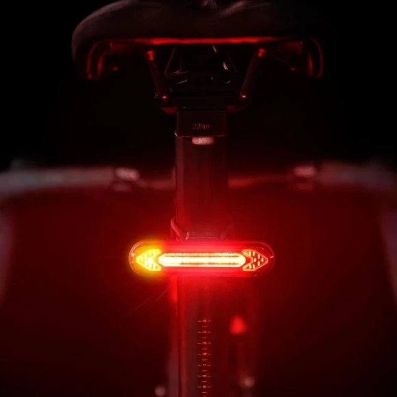 USB Rechargeable Tail Light with Wireless Remote — Smart Bike Light