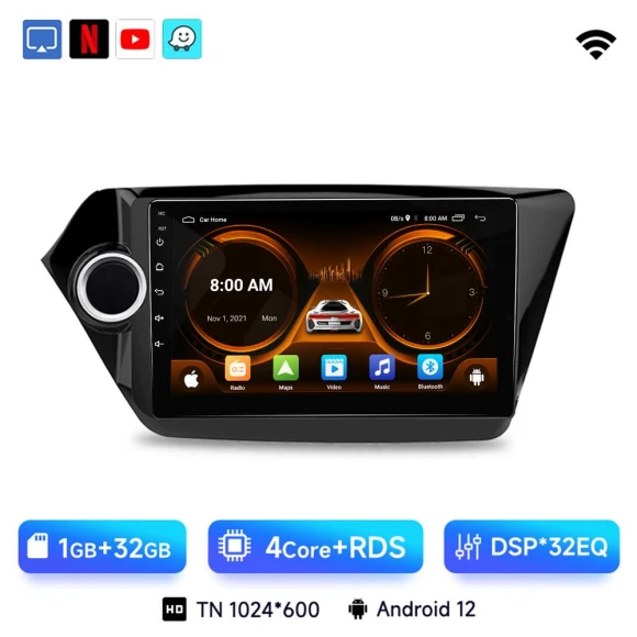 AI Voice 2 din Android Auto Radio — Car Infotainment System, Jiuyu