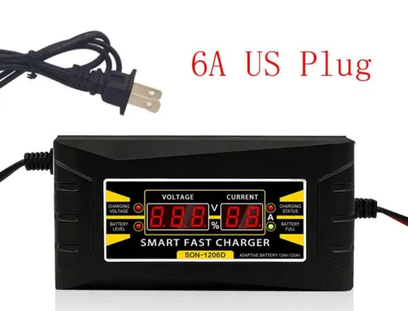 Fully Automatic Smart Car Battery Charger, Timeless Home