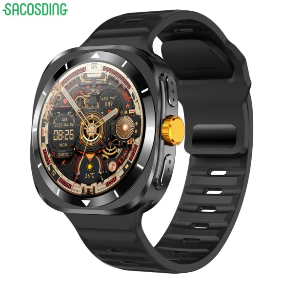 NFC Smart Watch with AMOLED Display — Smart Watch, SACOSDING