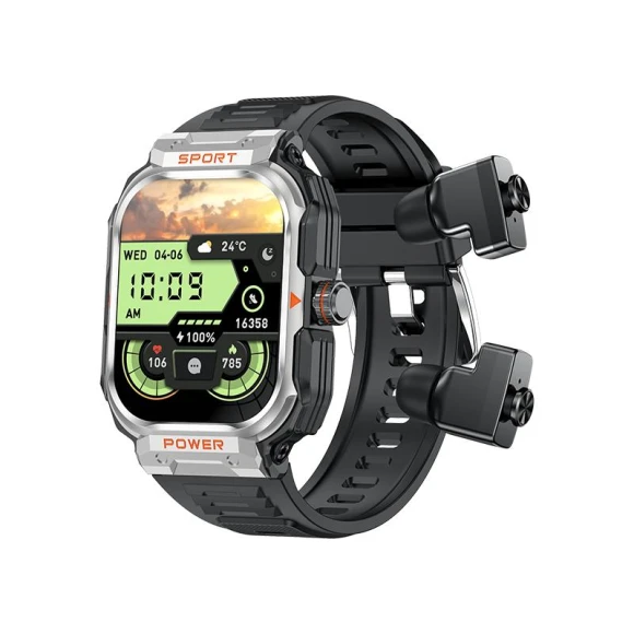 Smart Watch with Bluetooth Headphones — Smart Watch, Rainbuvvy