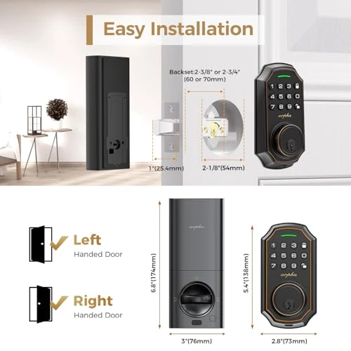 Keyless Entry Door Lock — Smart Lock, Arpha