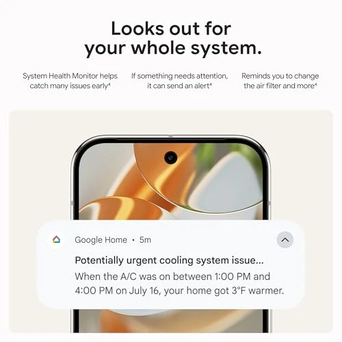 Learning Thermostat with Temperature Sensor — Smart Thermostat, Google