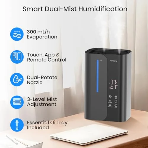 Smart Air Humidifier with Essential Oils — Humidifier, OGACFO
