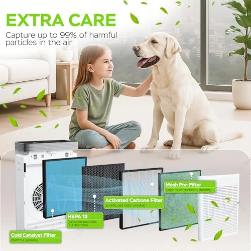 Smart Air Purifier for Large Rooms — Air Purifier, PURO²XYGEN