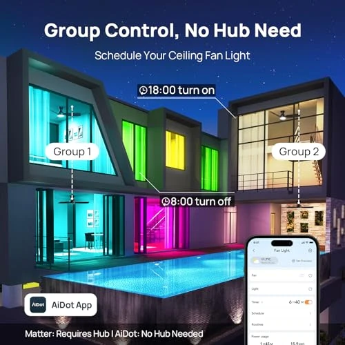 Smart Ceiling Fan with Lights — Smart Fan, Consciot