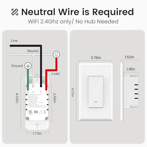 Smart Light Switch — Smart Switch, GHome Smart