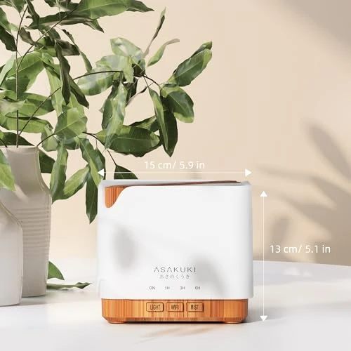 Smart WiFi Essential Oil Diffuser with Humidifier — Essential Oil Diffuser, ASAKUKI