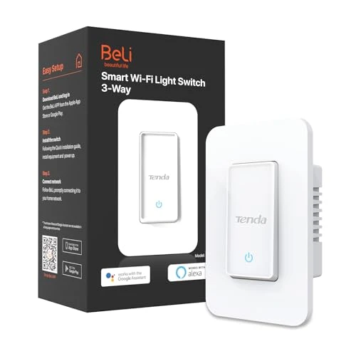 WiFi Smart Light Switch — Smart Switch, Tenda