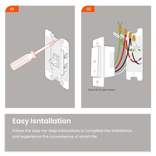 WiFi Smart Light Switch — Smart Switch, Tenda
