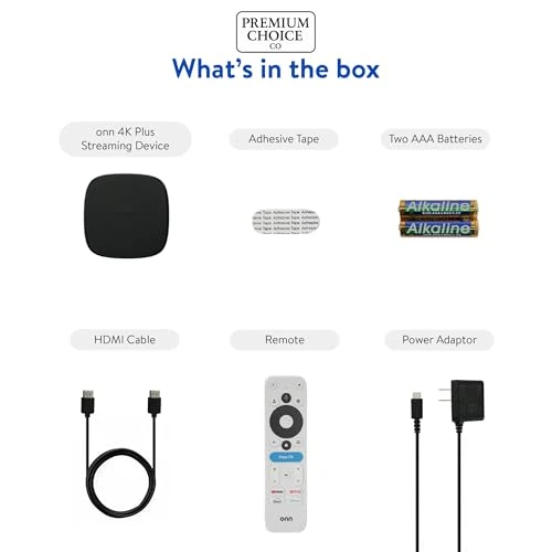 4K Plus Streaming Device with Google TV — Smart TV, Premium Choice Co