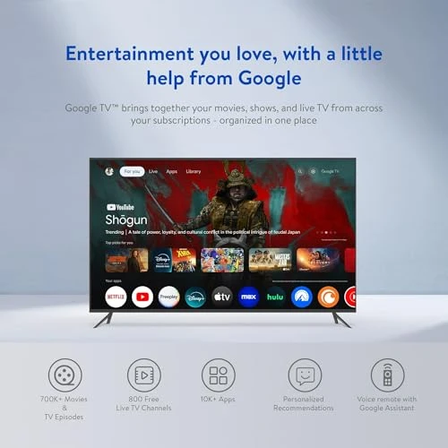 4K Pro Streaming Device with Google TV — Smart TV, Onn