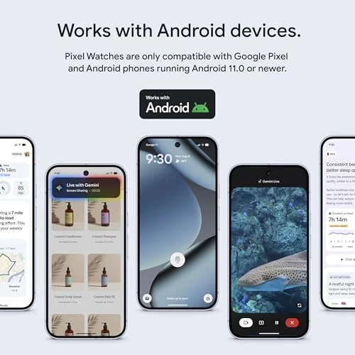 Android Smartwatch with Heart Rate and Sleep Tracking — Smart Watch, Google