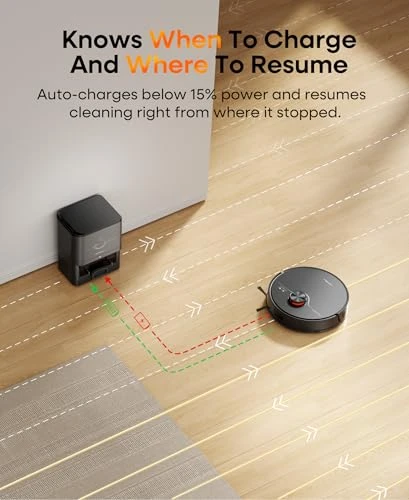 Robot Vacuum and Mop Combo with Self-Emptying — Robot Vacuum, uninell