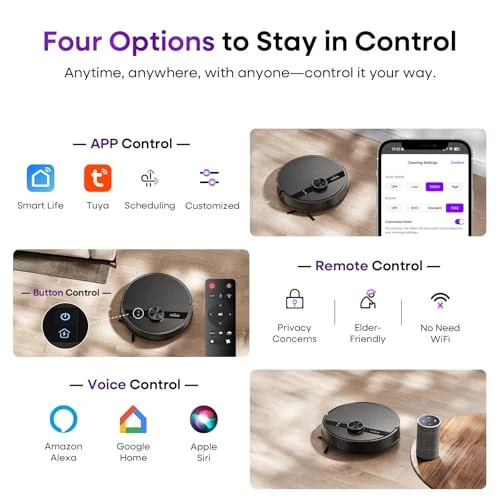 Robot Vacuum and Mop Combo — Robot Vacuum, MONSGA