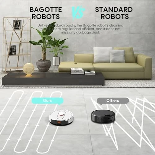 Robot Vacuum and Mop with Self-Emptying Station — Robot Vacuum, Bagotte