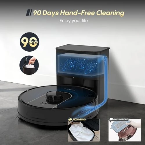 Robot Vacuum and Mop with Self-Emptying Station — Robot Vacuum, Bagotte