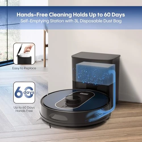 Self-Emptying Robot Vacuum and Mop — Robot Vacuum, AZQQ