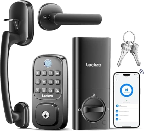 Smart Door Lock with Handle — Smart Lock, Lockzo