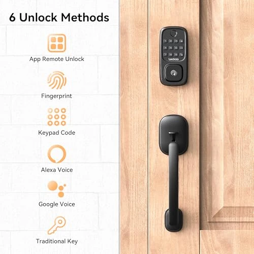 Smart Door Lock with Handle — Smart Lock, Lockzo
