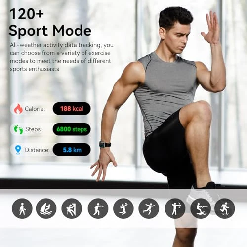 Smart Watch with Bluetooth Calling and Fitness Tracking — Fitness Tracker, iBesi