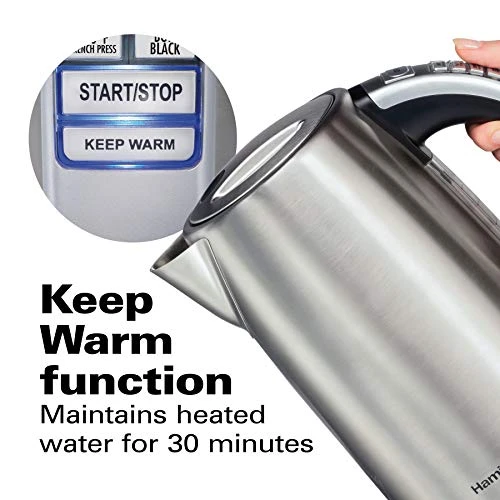Temperature Control Electric Kettle — Electric Kettle, Hamilton Beach