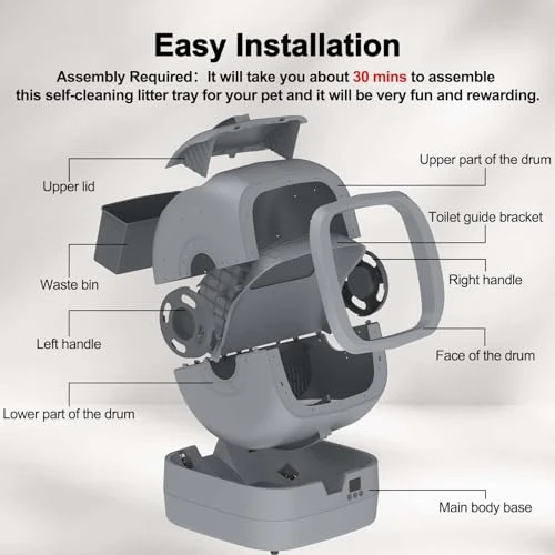 Automatic Cat Litter Box Self Cleaning — Self-Cleaning Litter Box, UPFAS