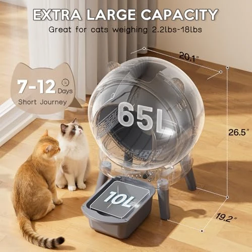 Automatic Self-Cleaning Litter Box with App Control — Self-Cleaning Litter Box, Vivirata