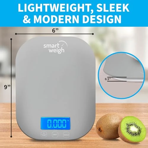 Digital Kitchen Scale for Cooking, Weight Loss, Calorie Tracking, Baking, Food Portion Control, and Meal Prep — Kitchen Gadgets, Smart Weigh