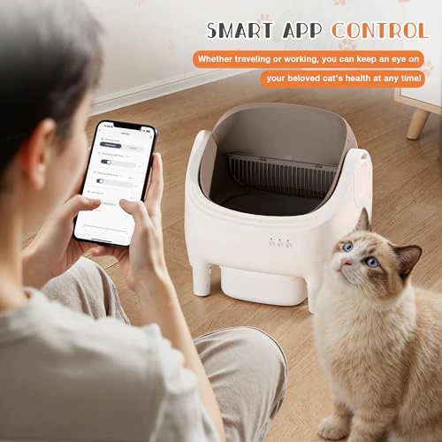 Electric Automatic Self Cleaning Cat Litter Box — Self-Cleaning Litter Box, WARCAT