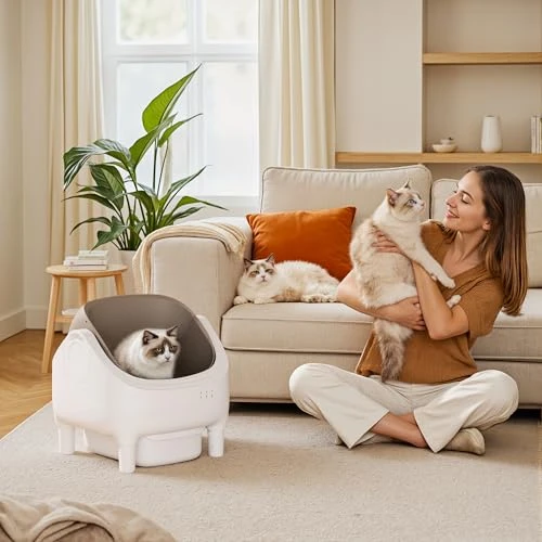 Electric Automatic Self Cleaning Cat Litter Box — Self-Cleaning Litter Box, WARCAT