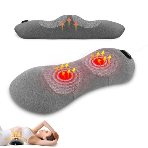 Electric Lumbar Support Pillow with Heat and Massage — Massage Chairs, USUIE