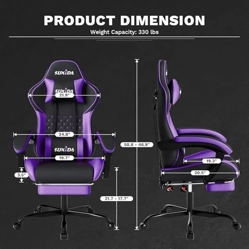 Ergonomic Video Gamer Chairs — Smart Chairs, SUKIDA