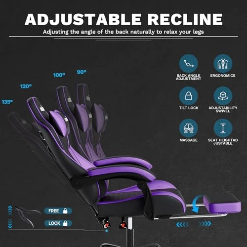 Ergonomic Video Gamer Chairs — Smart Chairs, SUKIDA