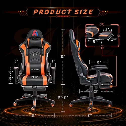 Gaming Chair with Footrest — Smart Chairs, AA Products