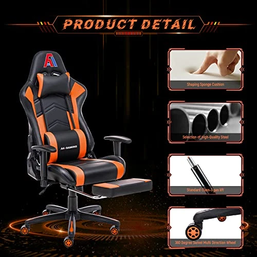 Gaming Chair with Footrest — Smart Chairs, AA Products