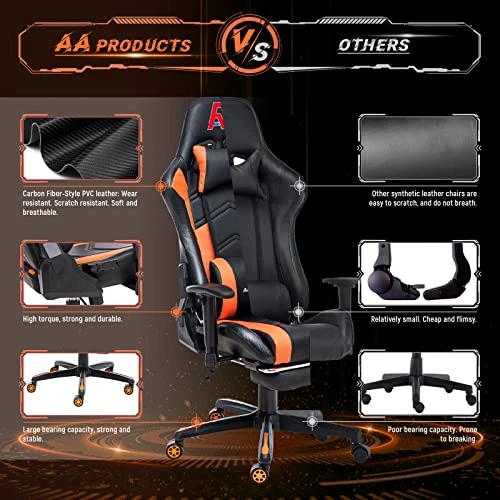 Gaming Chair with Footrest — Smart Chairs, AA Products