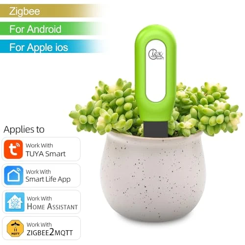 Garden Soil Moisture & Temperature Meter, 2-Pack — Soil Moisture Sensor, GIEXSMART