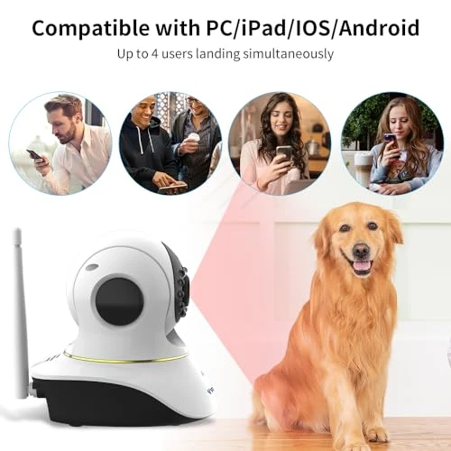 Pet Camera with Laser — Automatic Cat Toy, Vstarcam