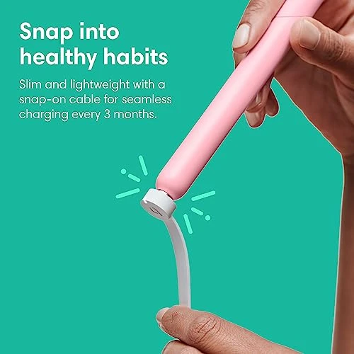 Rechargeable Smart Sonic Toothbrush for Adults — Electric Toothbrush, Quip