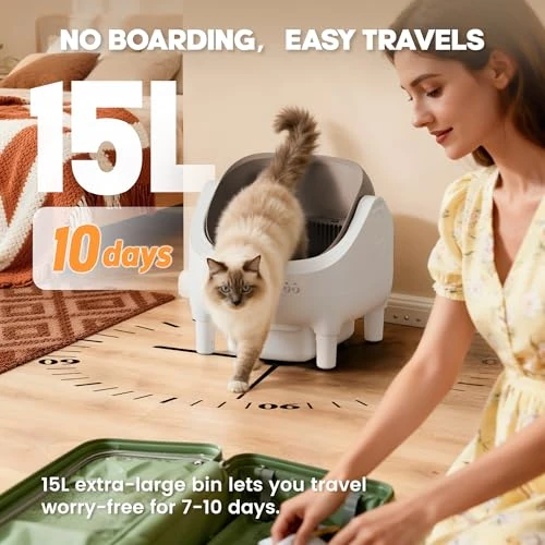 Self Cleaning Cat Litter Box — Self-Cleaning Litter Box, Greesum