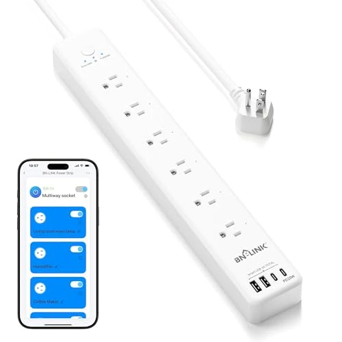 Smart WiFi Power Strip Surge Protector — Smart Plug, BN-LINK